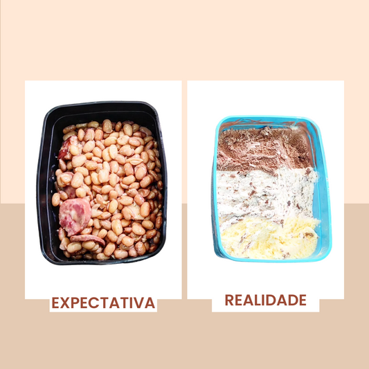 Expectativa: Sorvete. Realidade: Feijão — O Mito do Pote de Sorvete no Brasil (por Binha)