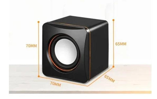 Caixa Caixinha Som Portátil 3w Usb para Notebook e Celular Conveniente