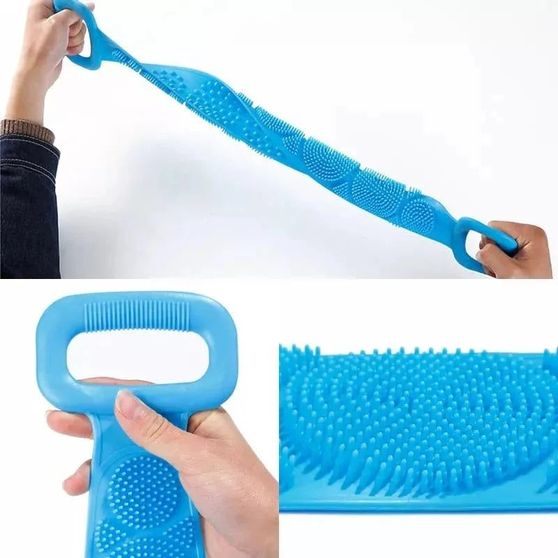 Esponja de Silicone para Banho de Costas