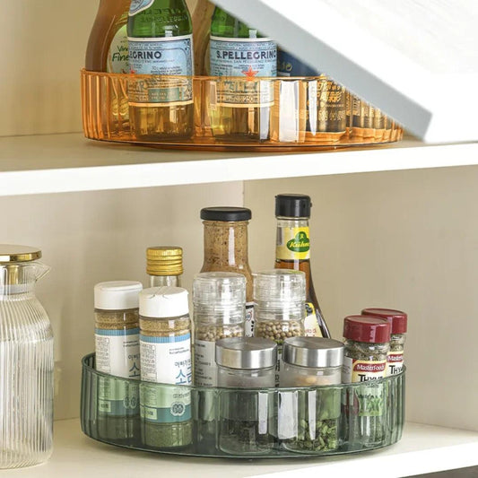 Bandeja de armazenamento de temperos rotativa