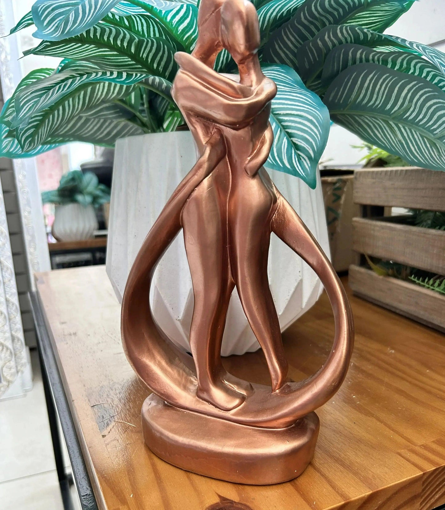 Escultura Luxo - "Casal apaixonado"