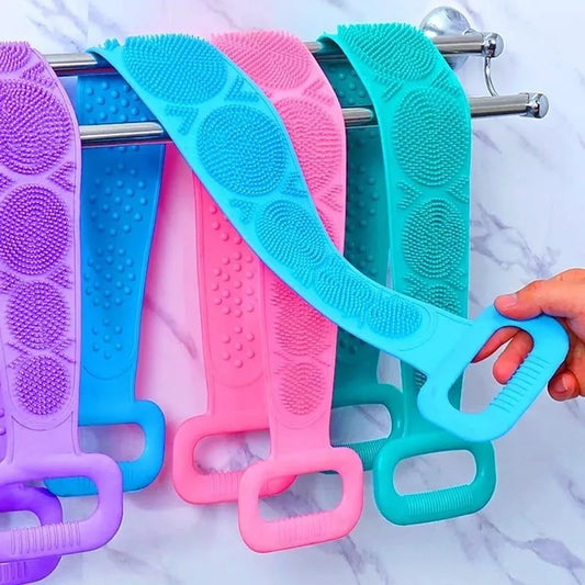 Esponja de Silicone para Banho de Costas
