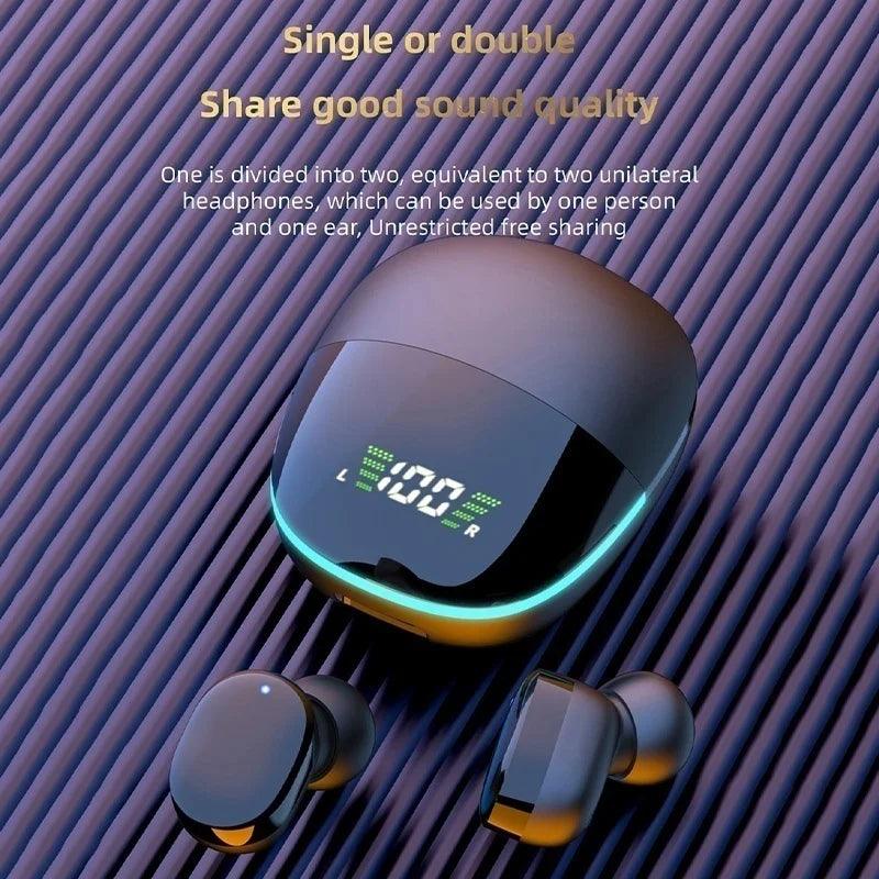 Fone De Ouvido Gamer Bluetooth Com Cancelamento De Ruído À prova d'água com som estéreo HiFi e microfone embutido