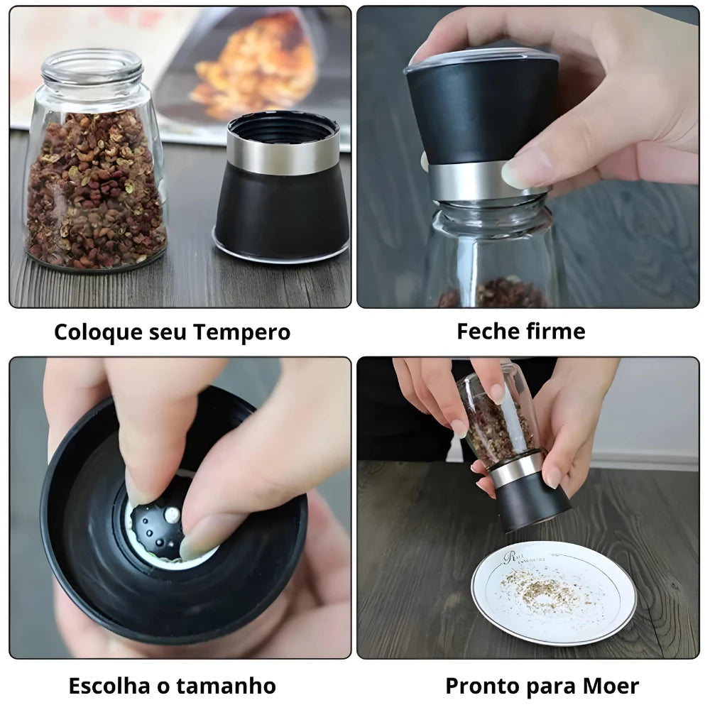 Moedor de temperos - Sal/Pimenta.