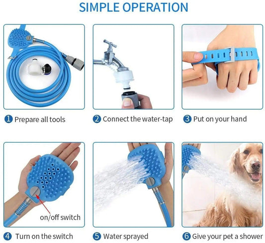 Mangueira Luva De Banho Petmax