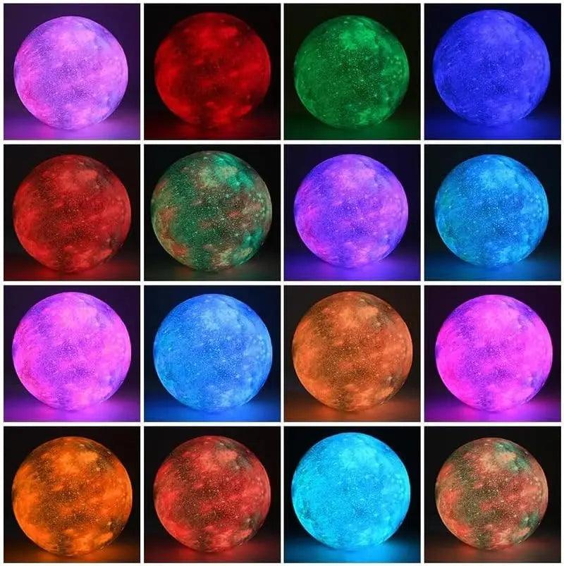 Luminária 3D Universo Led 16 Cores