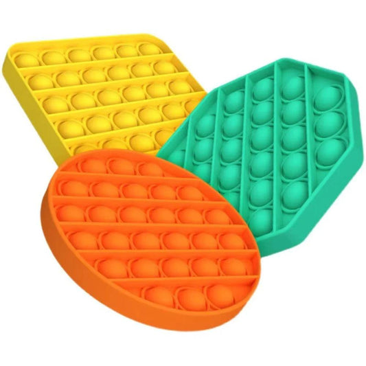 Kit com 5 Brinquedos Antiestresse Coloridos - Pipo Bol Original