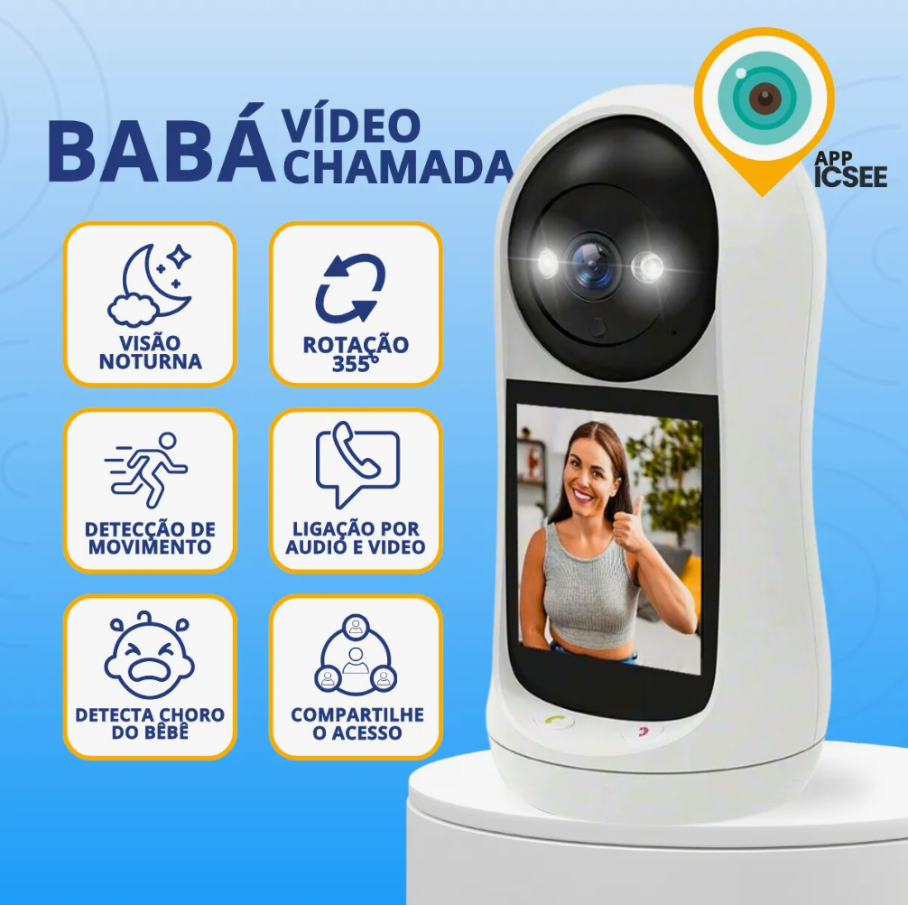 BabaConecta Pro – Câmera com Vídeo Chamada
