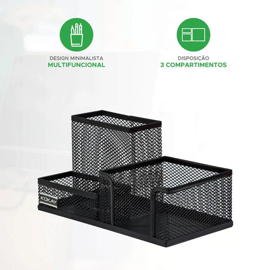 Organizador de mesa de tela