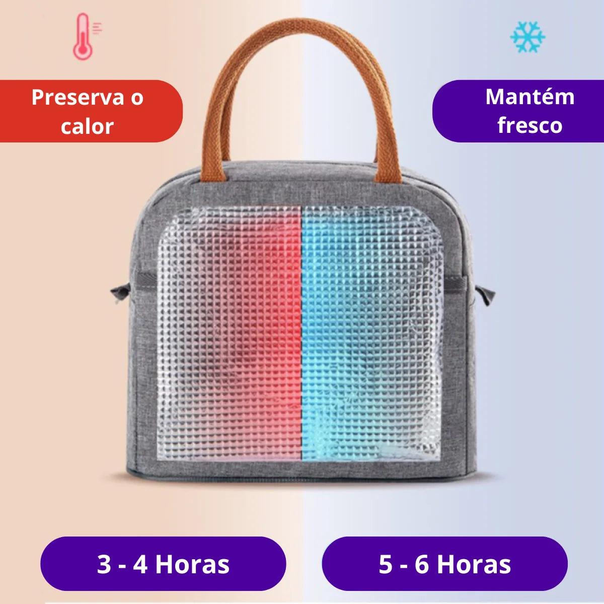 Bolsa Térmica de Marmita Rosa