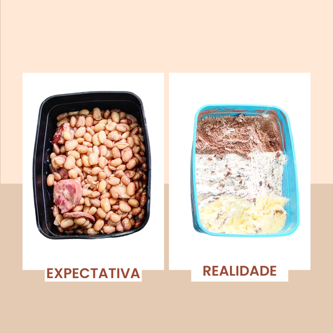 Expectativa: Sorvete. Realidade: Feijão — O Mito do Pote de Sorvete no Brasil (por Binha)