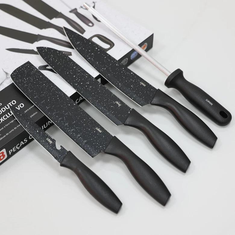 Kit de churrasco (8 Acessórios)