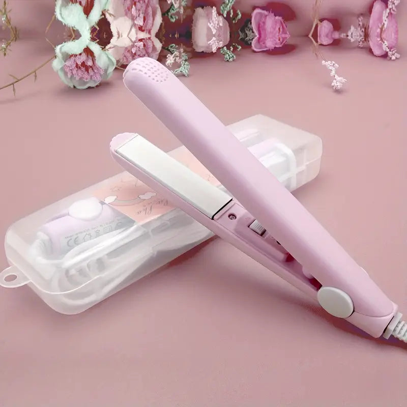 Mini chapinha prancha de cabelo portátil + Case Transporte