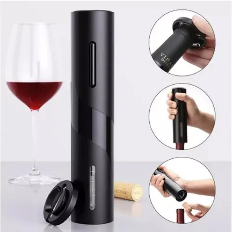 Saca Rolhas Automático e Abridor Vinho Elétrico