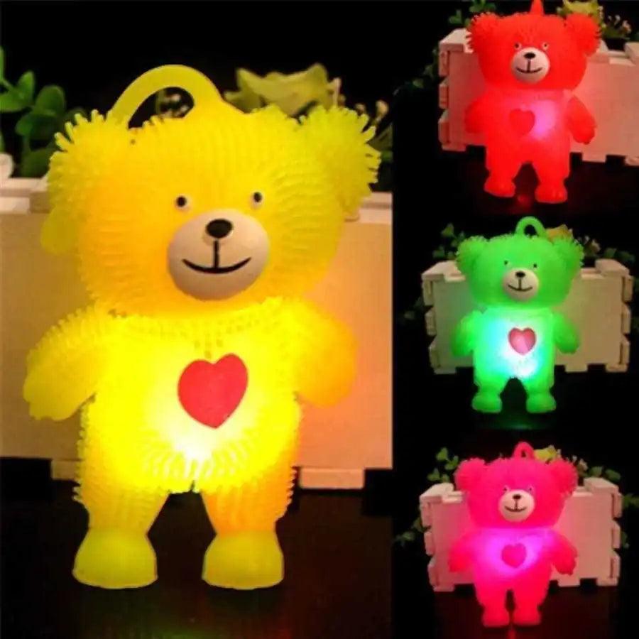 Urso Antiestresse que Brilha no Escuro - Na compra de 1 leve mais 1