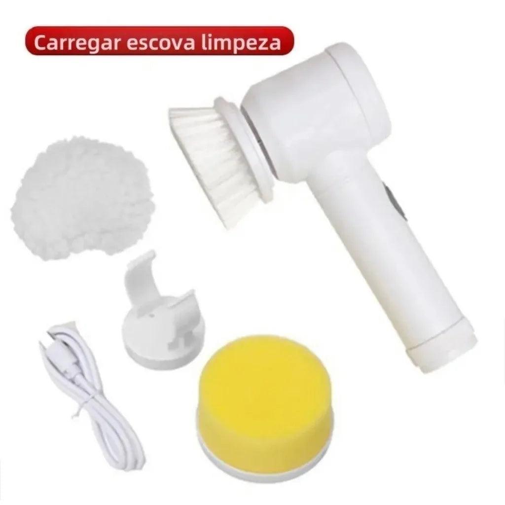 Escova de Limpeza Elétrica 5 em 1 Prime Max