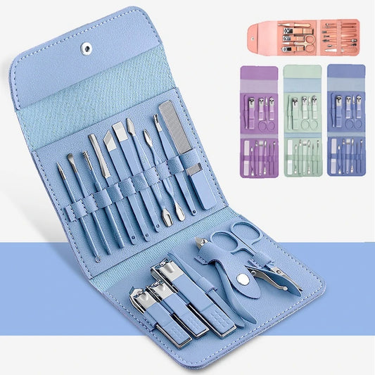 Jogo de Manicure e Pedicure 16 Peças