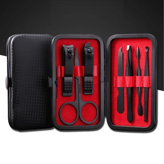 Kit de cortador de unha em carbono + Estojo