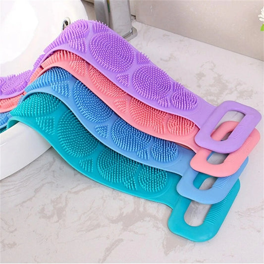 Esponja de Silicone para Banho de Costas