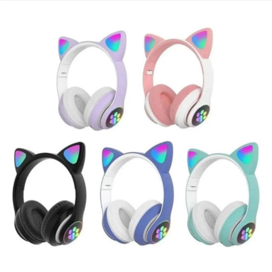 Fone De Ouvido Bluetooth Com Orelhas De Gato VIV 23M