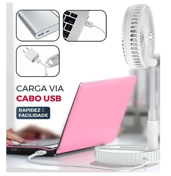 Ventilador Portátil Recarregável