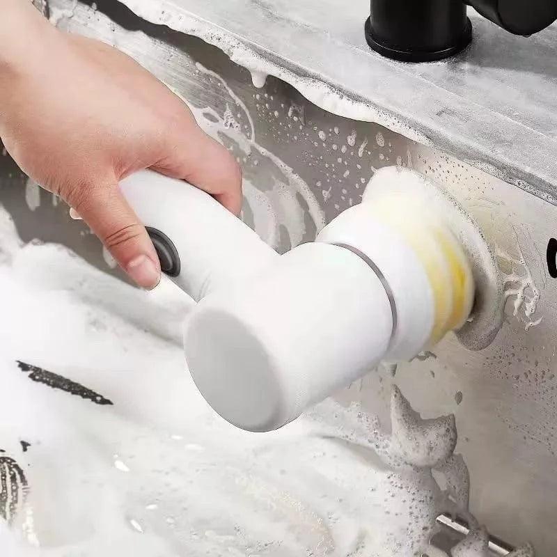 Escova de Limpeza Elétrica 5 em 1 Prime Max