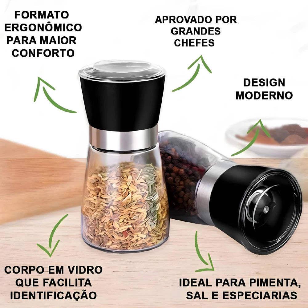 Moedor de temperos -  Sal/Pimenta.