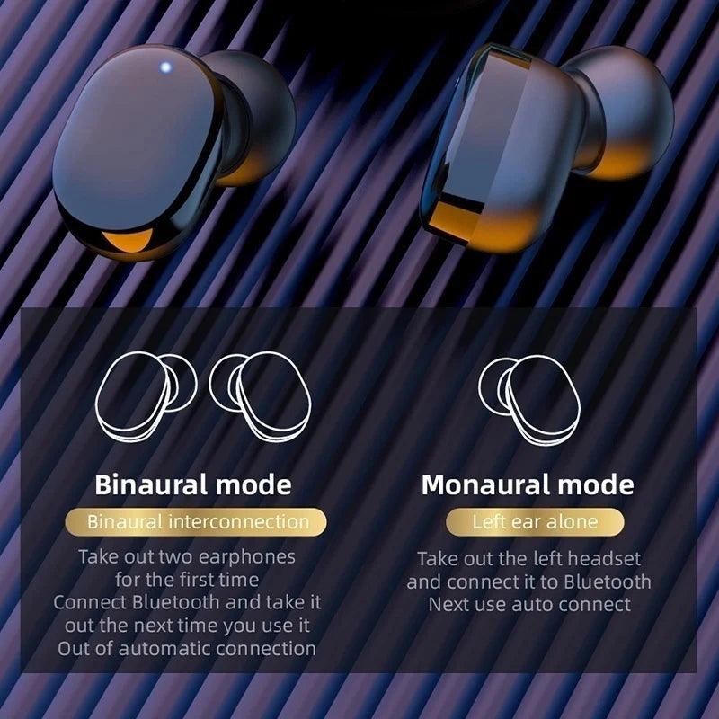 Fone De Ouvido Gamer Bluetooth Com Cancelamento De Ruído À prova d'água com som estéreo HiFi e microfone embutido