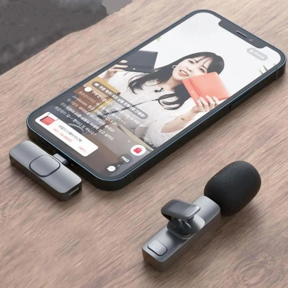 Microfone sem fio com lapela para Smartfone  Android/Iphone ou PC