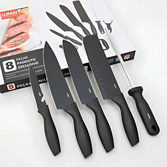 Kit de churrasco (8 Acessórios)