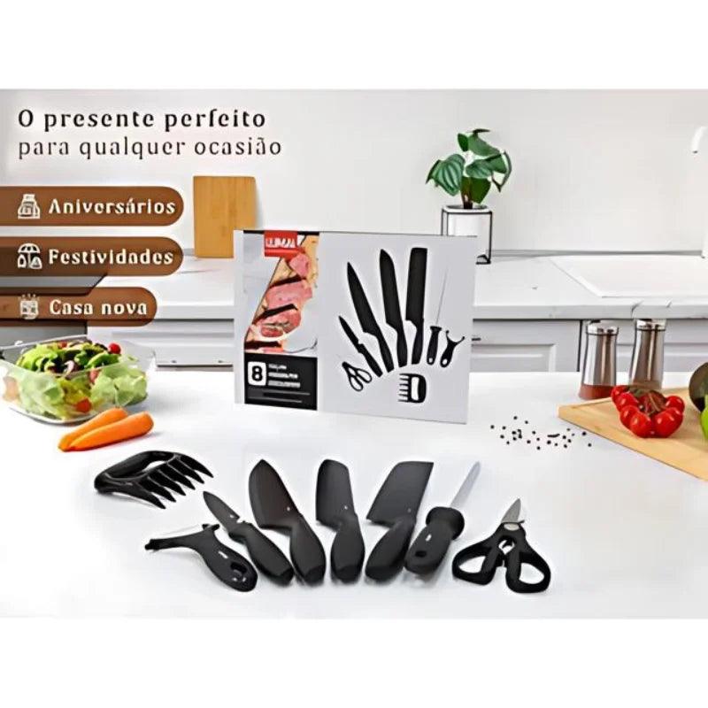 Kit de churrasco (8 Acessórios)