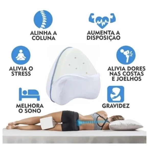Travesseiro Cervical Ortopédico em Espuma de memória