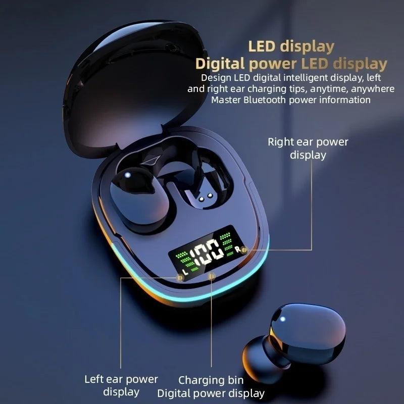Fone De Ouvido Gamer Bluetooth Com Cancelamento De Ruído À prova d'água com som estéreo HiFi e microfone embutido