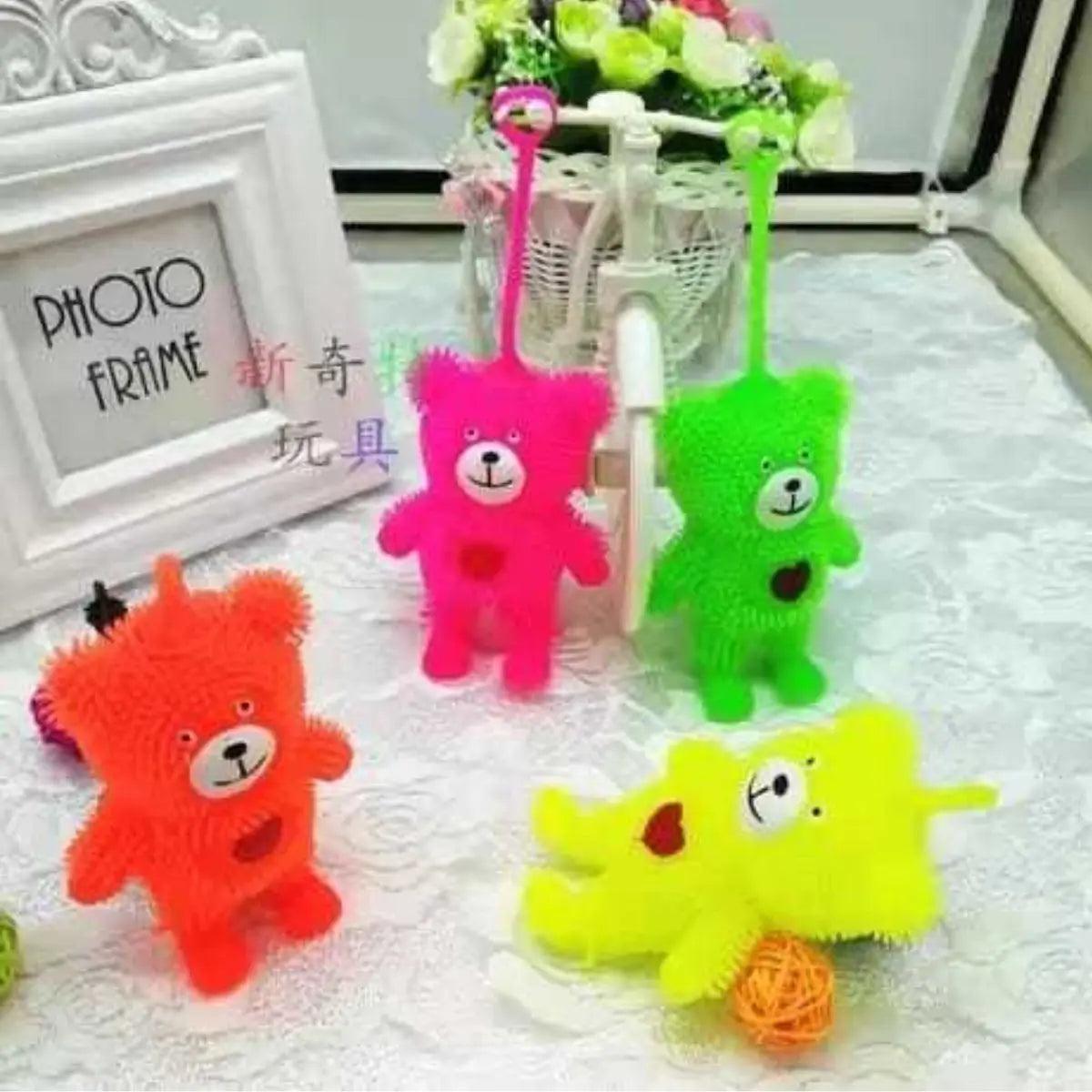 Urso Antiestresse que Brilha no Escuro - Na compra de 1 leve mais 1