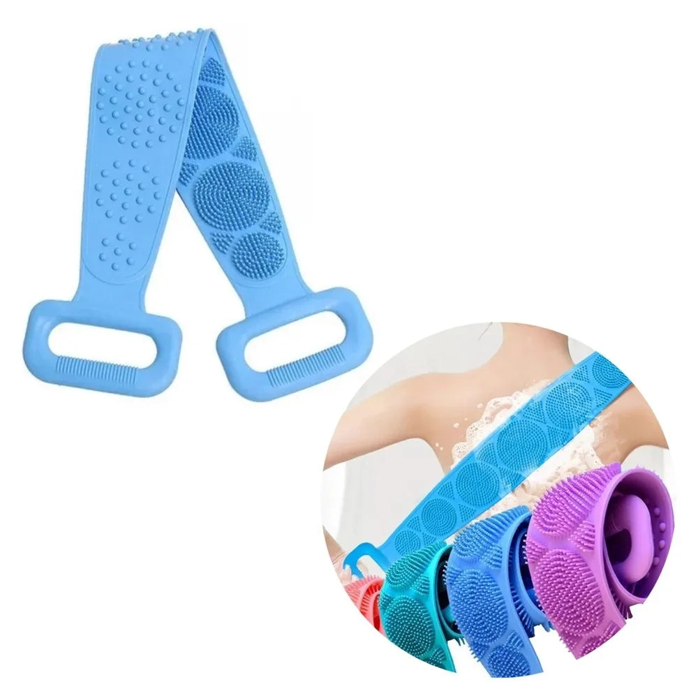 Esponja de Silicone para Banho de Costas