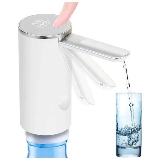 Bomba de água elétrica dobrável para galões de agua