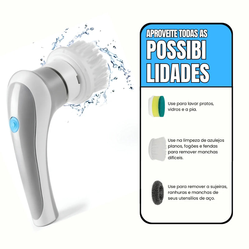 Escova Elétrica 5 em 1 Multiuso