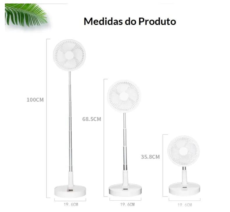 Ventilador Portátil Recarregável