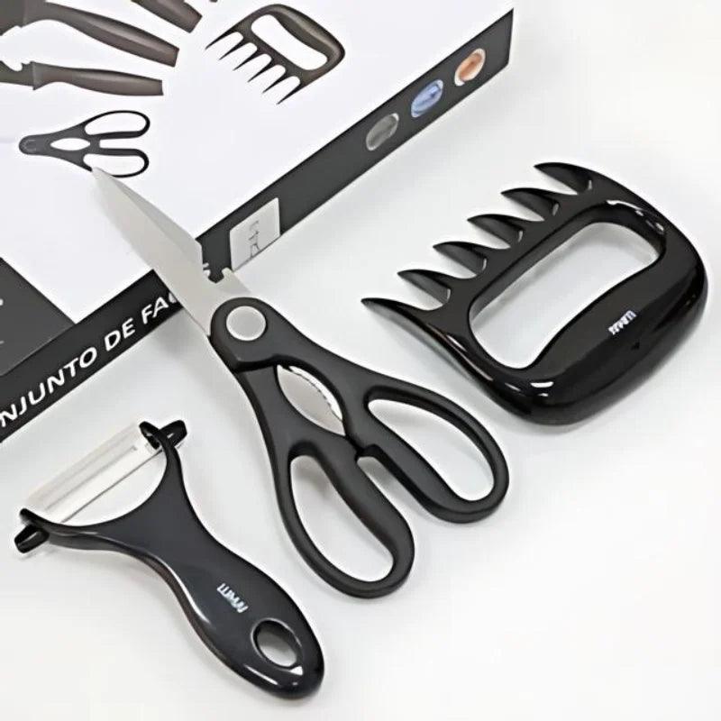 Kit de churrasco (8 Acessórios)