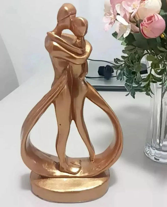 Escultura Luxo - "Casal apaixonado"