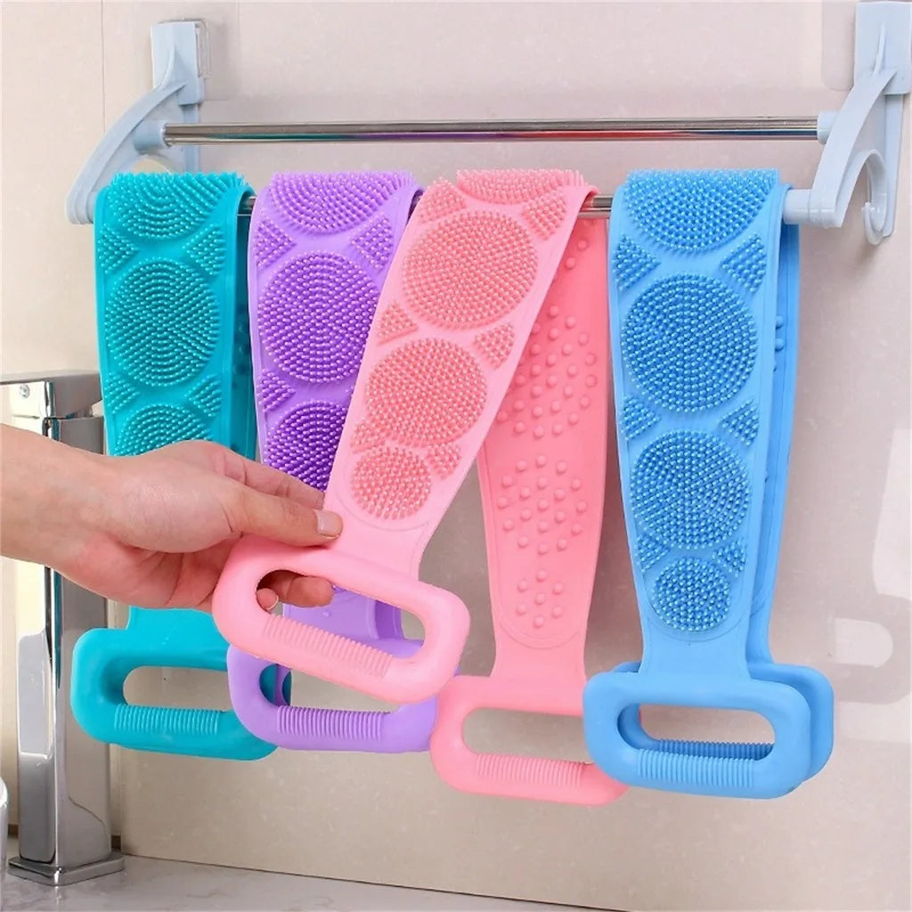 Esponja de Silicone para Banho de Costas