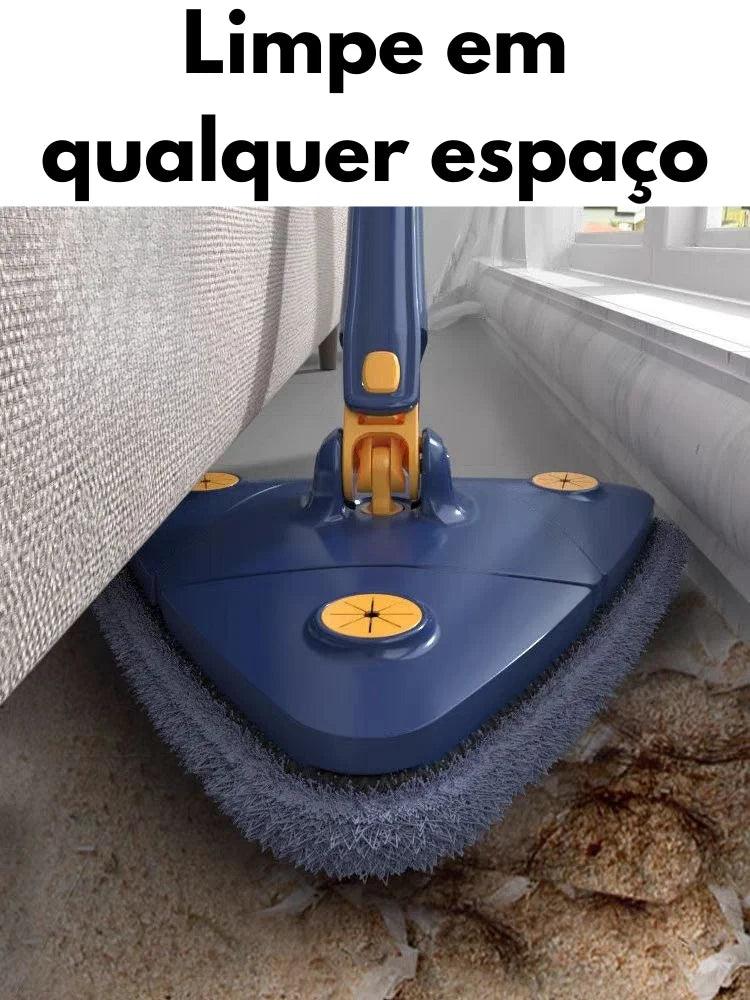 Esfregão De Limpeza Triangular Giratório 360°