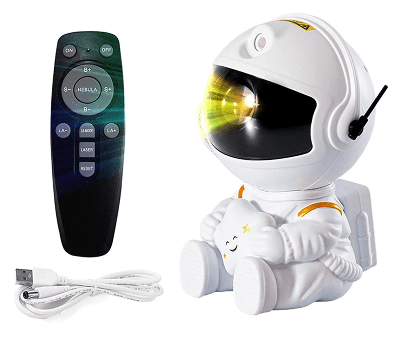 Projetor de Luz Astronauta de Galáxia LedStar com controle remoto
