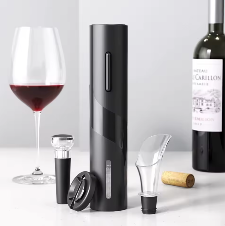 Saca Rolhas Automático e Abridor Vinho Elétrico