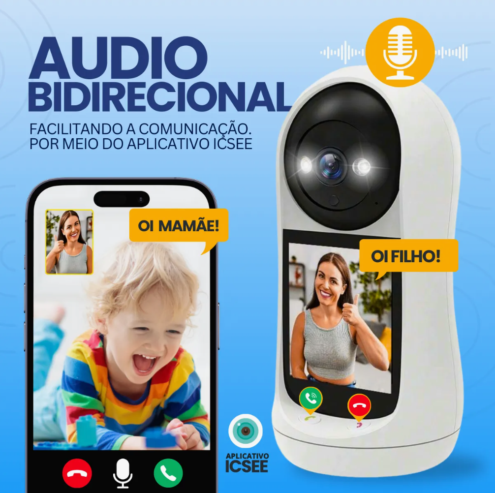 BabaConecta Pro – Câmera com Vídeo Chamada