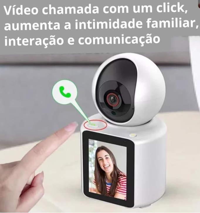 BabaConecta Live - Câmera inteligente com vídeo chamada integrada