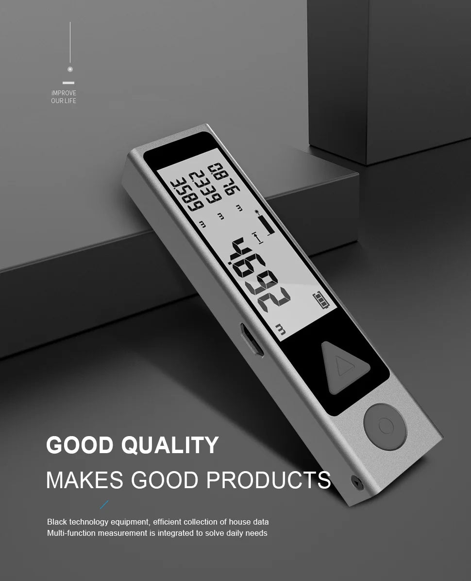 Medidor de Distância a Laser Bluetooth Mileseey MiNi