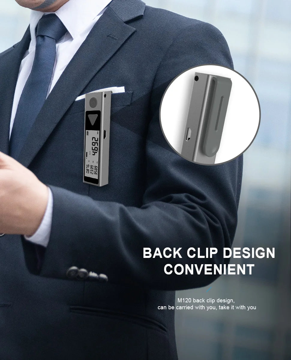 Medidor de Distância a Laser Bluetooth Mileseey MiNi
