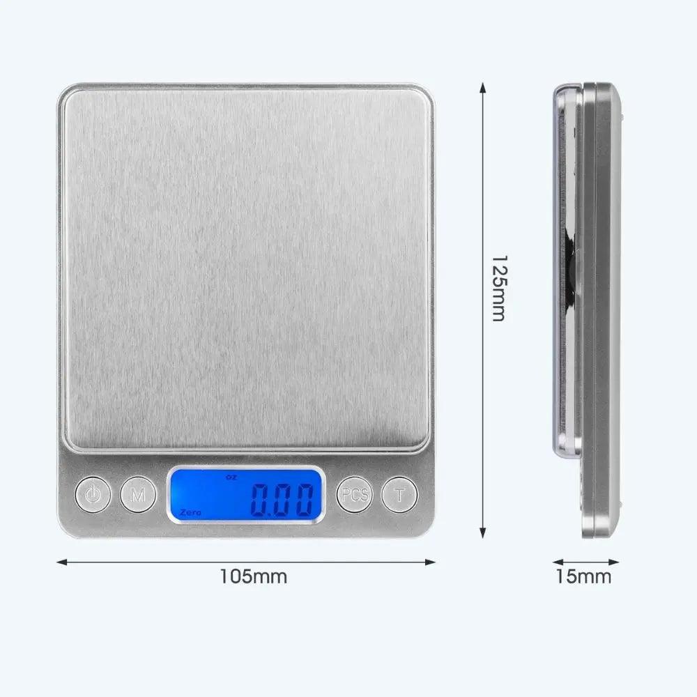 Mini Balança Digital Diamond Alta Precisão 0,1g Até 2000g