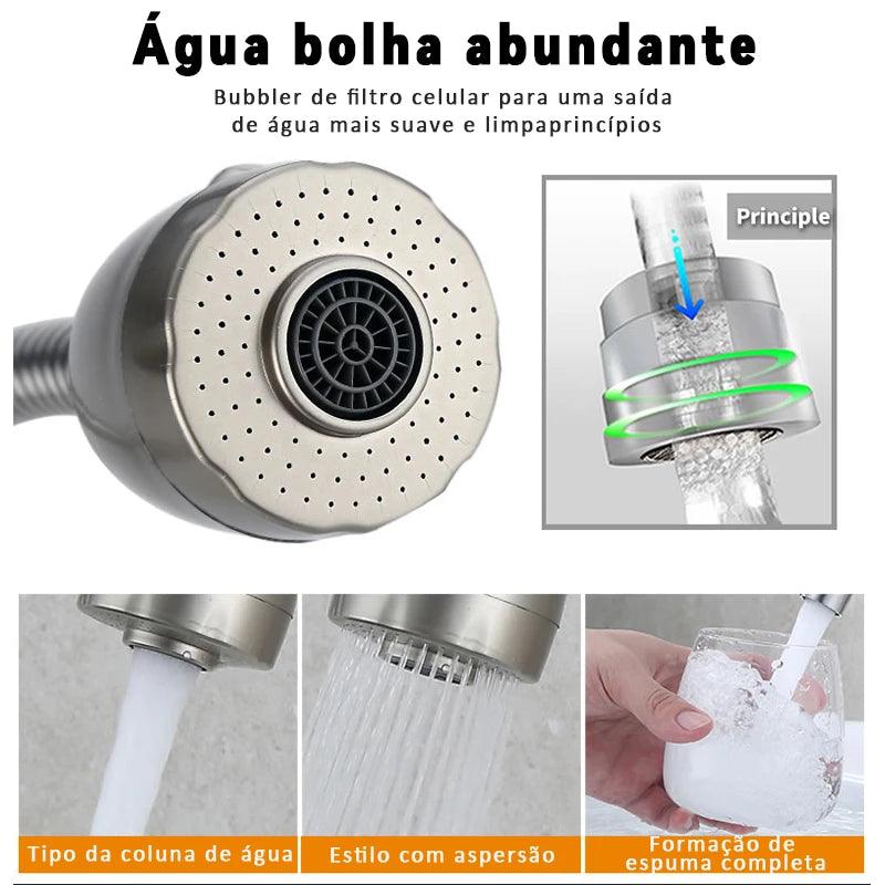 Torneira Gourmet Para Cozinha de Luxo